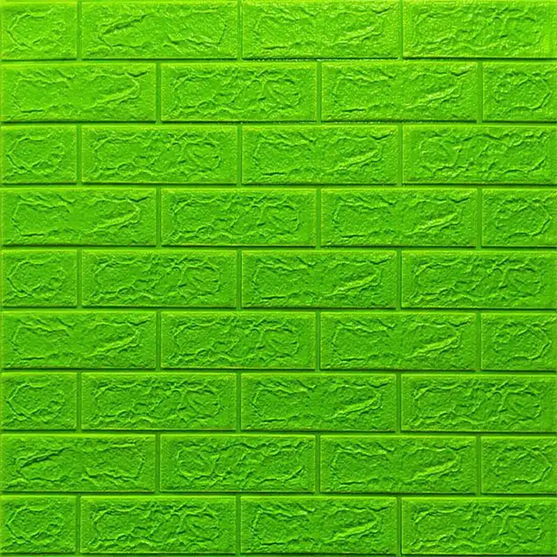 Панель стінова Цегла 3D Haining Oushen Building, 700х770х5 мм, зелений, HP-BG 13-5 купити недорого в Україні, фото 1