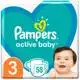 Підгузки Pampers Active Baby-Dry Midi, 6-10 кг, 58 шт, 81556708 купити недорого в Україні, фото 1
