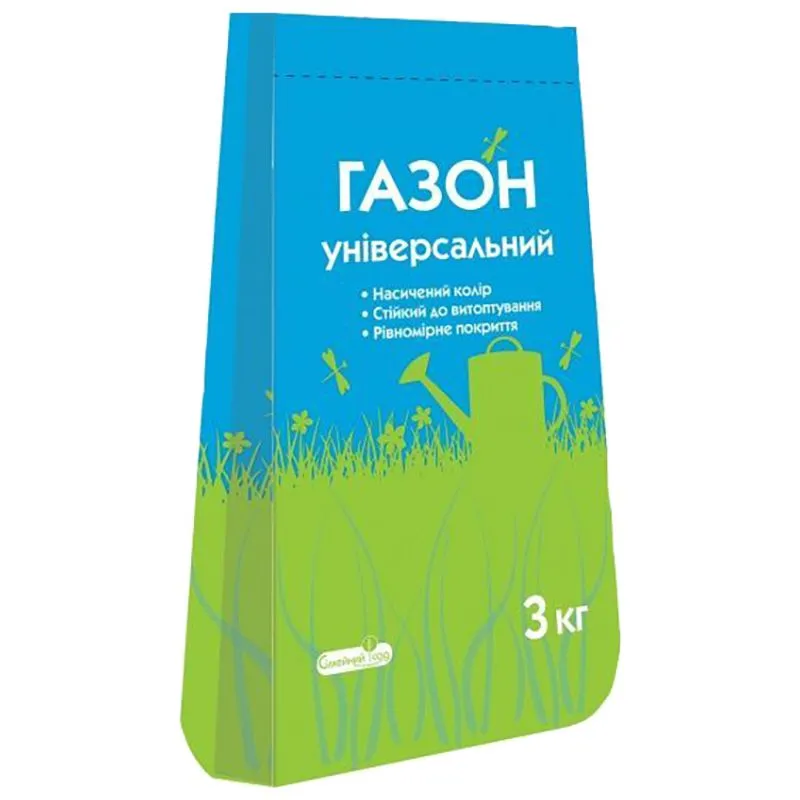 Семена газона Семейный сад Эконом Универсальный, 3 кг купить недорого в Украине, фото 1