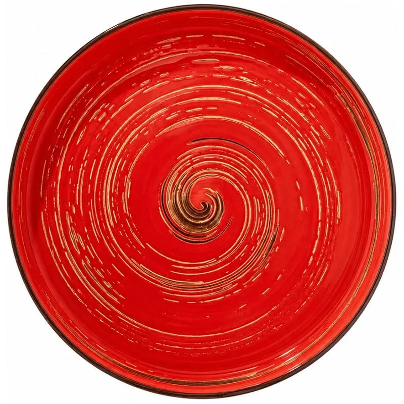 Тарілка Wilmax England Spiral Red, 23 см, червоний, WL-669219 / A, фото 2 Тарілка Wilmax England Spiral Red, 23 см, червоний, WL-669219 / A купити недорого в Україні, фото 2