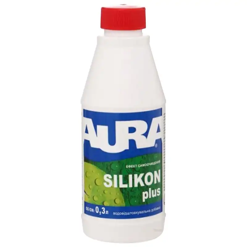Добавка водовідштовхувальна Aura Silikon Plus, 0,3 л купити недорого в Україні, фото 1