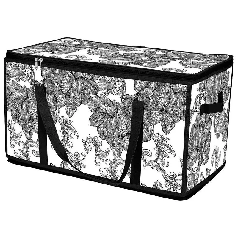 Корзина Idea Home Anthracite Flowers DB-28, 60x30x30 см, 7058560 купити недорого в Україні, фото 1