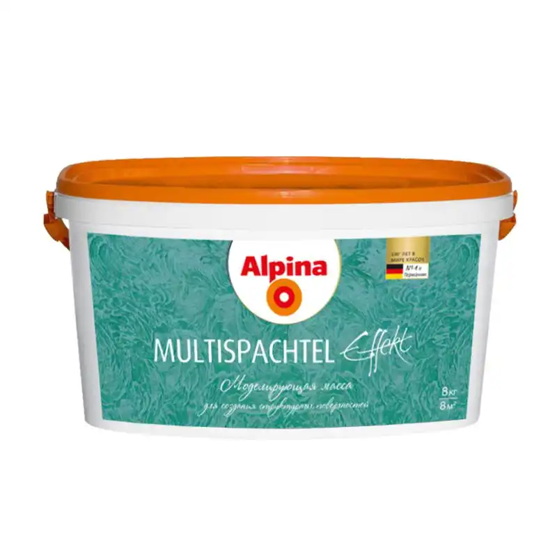 Шпаклівка декоративна Alpina Effect Multispachtel, 8 кг, фото 1 Шпаклівка декоративна Alpina Effect Multispachtel, 8 кг купити недорого в Україні, фото 1