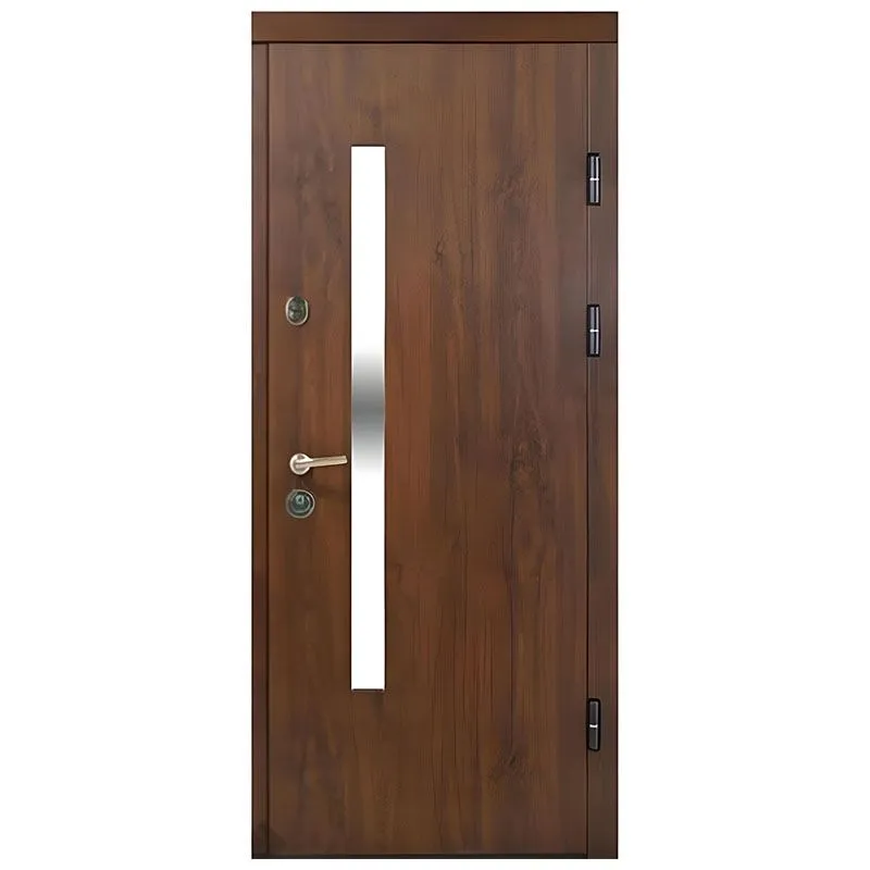 Двері вхідні Міністерство дверей ПК-181, 960x2050 мм, дуб темний, праві купити недорого в Україні, фото 1