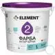 Краска интерьерная латексная Element 2, 1 л, матовая, белый купить недорого в Украине, фото 1