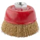 Щітка чашкова Miol, кручений дріт, М14, 65 мм, 06-420 купити недорого в Україні, фото 1