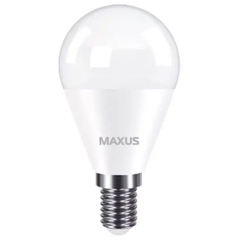 Лампа Maxus G45, 7W, E14, 3000K, 220V, 1-LED-751 купити недорого в Україні, фото 1