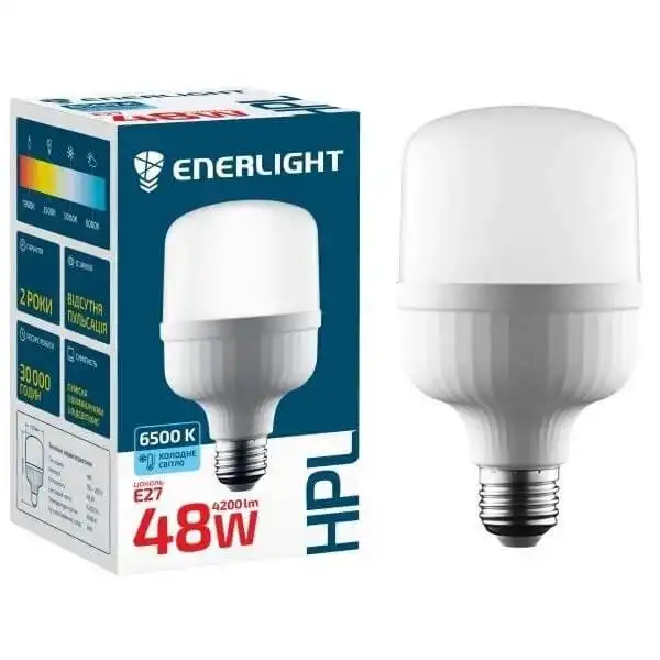 Лампа Enerlight HPL, 48W, E27, 6500K, HPLE2748SMDC купити недорого в Україні, фото 1