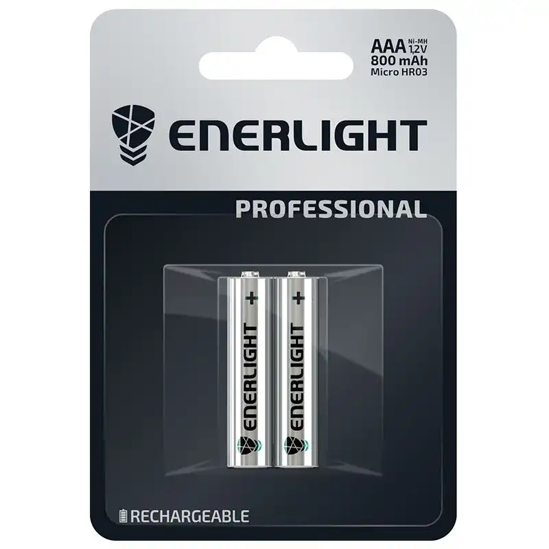Акумулятор Enerlight Professional, AAA, 800 мАгод, 2 шт, 30310102 купити недорого в Україні, фото 1