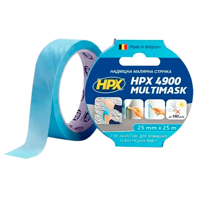 Стрічка малярна HPX Multimask, 25 мм, 25 м, EW2525 купити недорого в Україні, фото 1