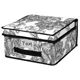 Корзина Idea Home Anthracite Flowers NP-101M, 30x28x15 см, 7058547, фото 1 Корзина Idea Home Anthracite Flowers NP-101M, 30x28x15 см, 7058547 купити недорого в Україні, фото 1
