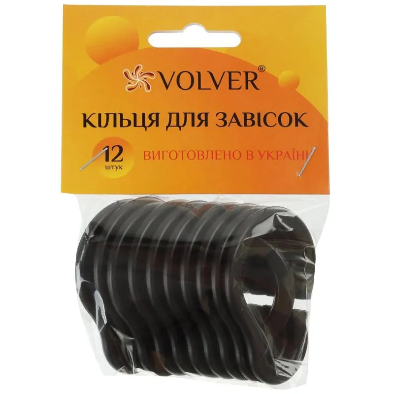 Кільця для шторки Volver, 12 шт, мульті, 68130 купити недорого в Україні, фото 2