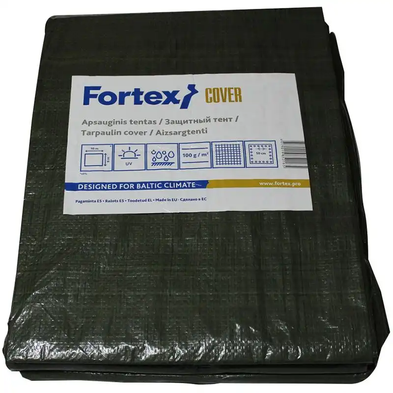 Тент Fortex, 2х3 м, 90 г/кв.м, зелений купити недорого в Україні, фото 1