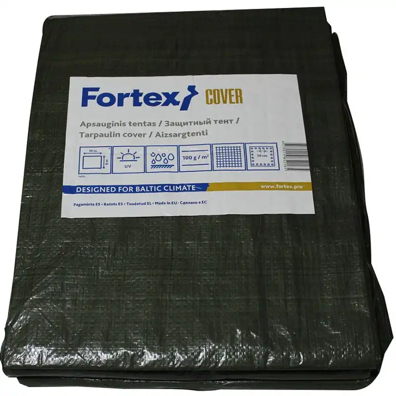 Тент Fortex, 4х6 м, 90 г/кв.м, зелений купити недорого в Україні, фото 1