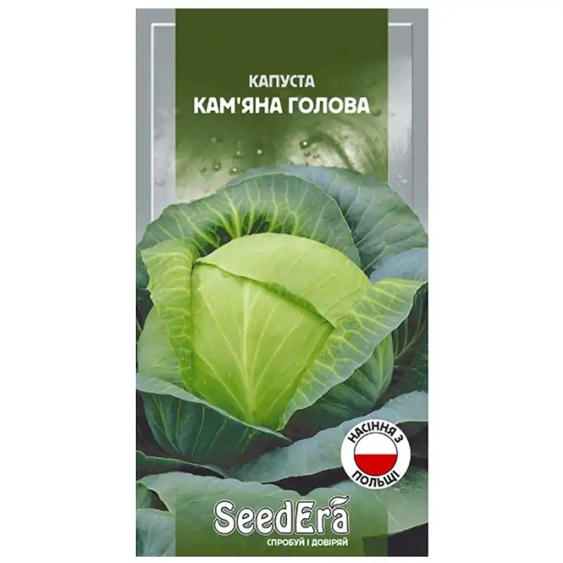 Насіння капусти білоголової SeedEra Кам'яна голова, 0,5 г, Т-002969 купити недорого в Україні, фото 1