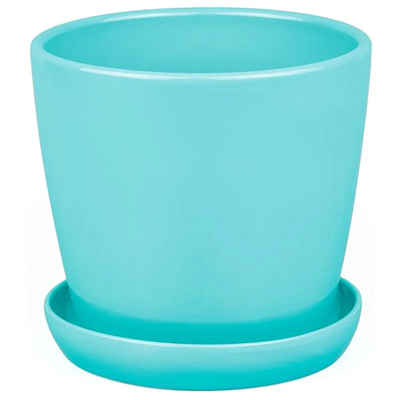 Горшок Сонет, 0,5 л, бирюзовый купить недорого в Украине, фото 1
