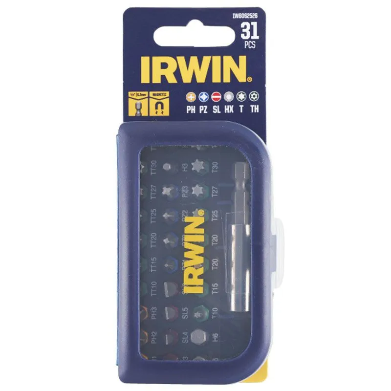 Набор бит Irwin Mix 25 мм с держателем, 31 шт, IW6062526 купить недорого в Украине, фото 2