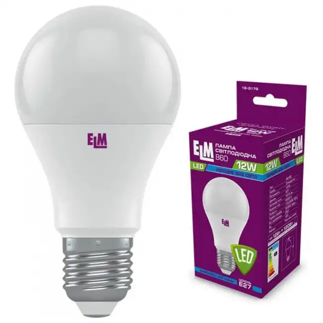 Лампа ELM LED PA10S B60, 12W, E27, 4000K, 18-0179 купити недорого в Україні, фото 1