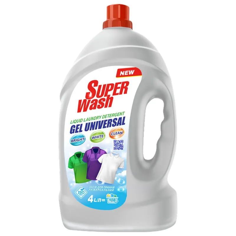 Гель для прання Super Wash Universal, 4 л, 56001362 купити недорого в Україні, фото 1