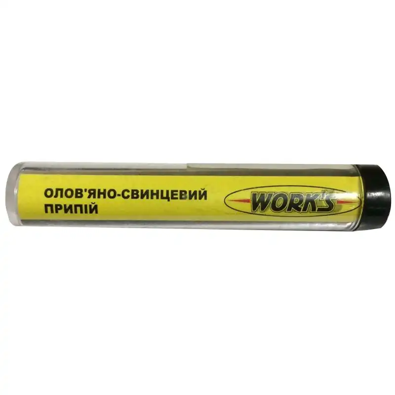 Припій олов'яно-свинцевий Work's W15001, 1 мм, 15 г, 31045 купити недорого в Україні, фото 2
