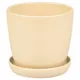 Горщик Сонет, 1 л, бежевий, фото 1 Горщик Сонет, 1 л, бежевий купити недорого в Україні, фото 1