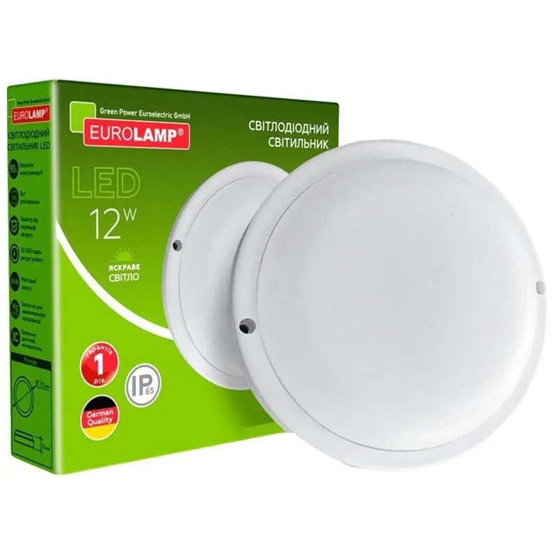Світильник світлодіодний Eurolamp ЖКХ G1, 12 Вт, 5000 K, LED-NLR-12/50 G1 купити недорого в Україні, фото 2