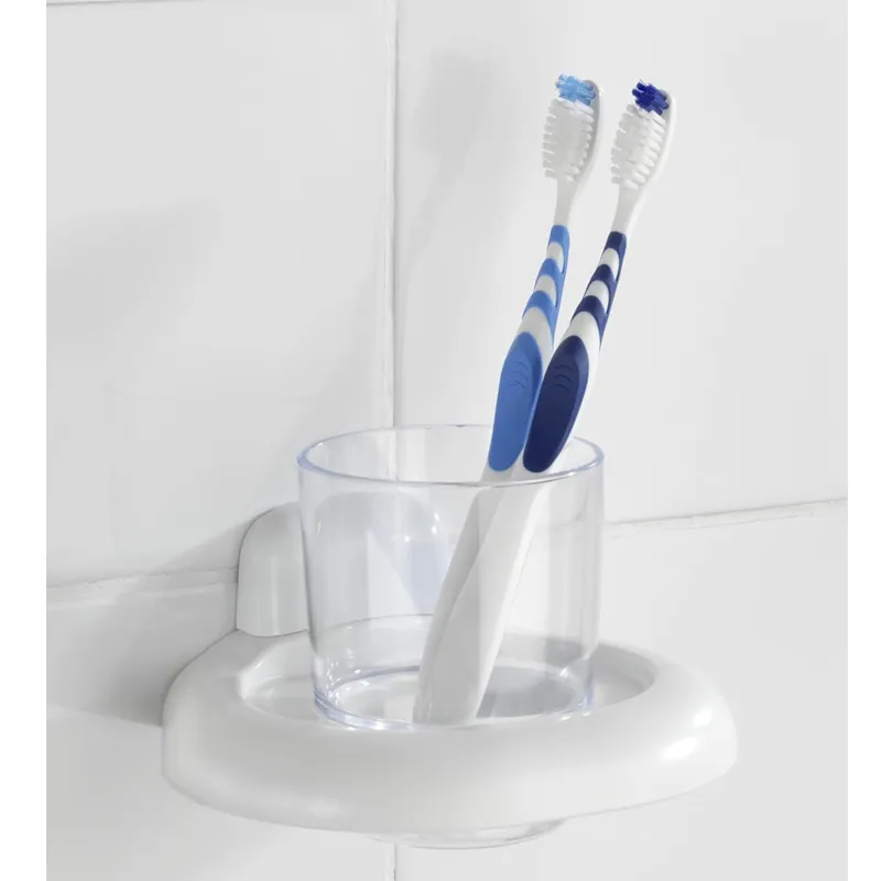 Склянка для зубних щіток Wenko Pure, 14,5х9,5х12 см, пластик, 19902100 купити недорого в Україні, фото 2