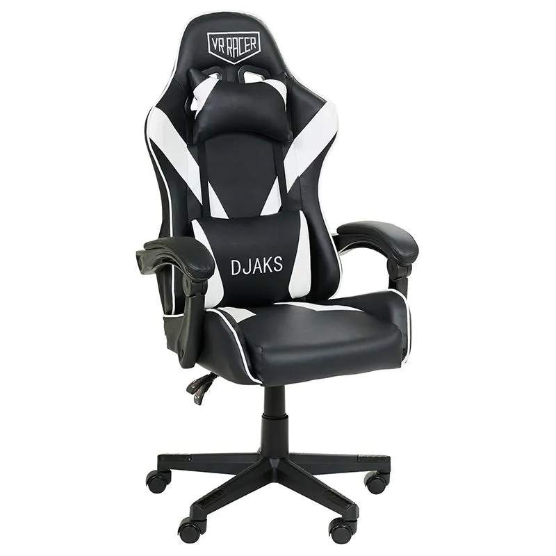 Крісло AMF VR Racer Dexter Djaks, чорно-білий, 553936 купити недорого в Україні, фото 1