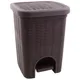 Відро для сміття Trento Rattan Brown, пластикове, 3 л, коричневий, 50544, фото 1 Відро для сміття Trento Rattan Brown, пластикове, 3 л, коричневий, 50544 купити недорого в Україні, фото 1