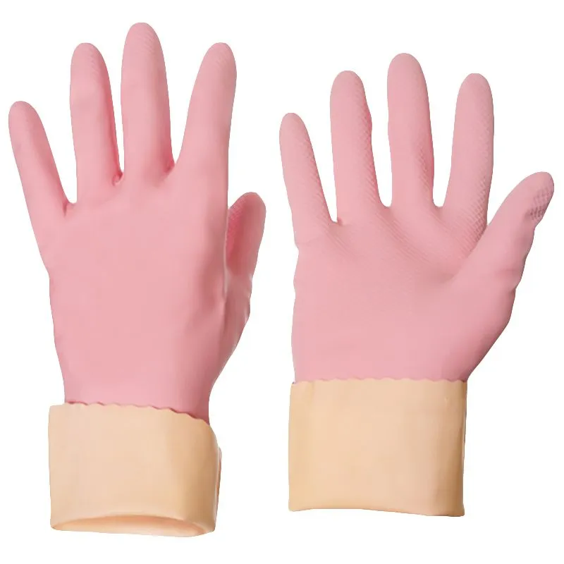 Перчатки латексные Vileda, L, розовый, 105394 купить недорого в Украине, фото 1