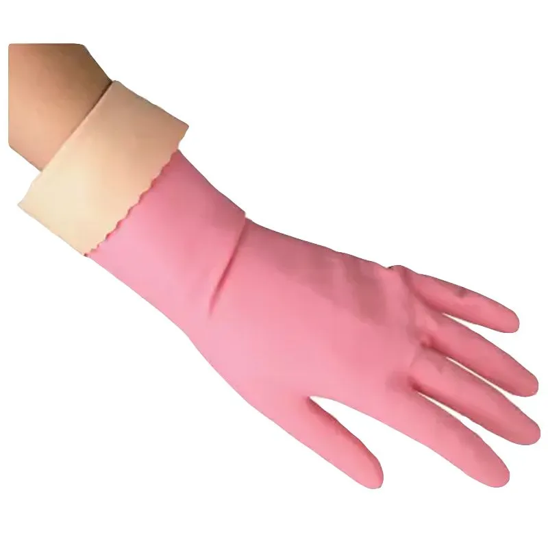 Перчатки латексные Vileda, M, розовый, 105393 купить недорого в Украине, фото 2