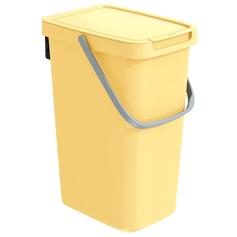 ведро для мусора подвесное Keden, 12 л, жёлтый, NHW12-1215C купить недорого в Украине, фото 1