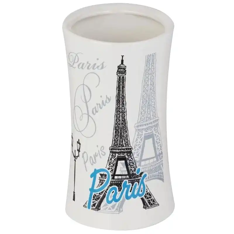 Склянка Vanstore Paris, керамічна, білий, 37011 купити недорого в Україні, фото 1