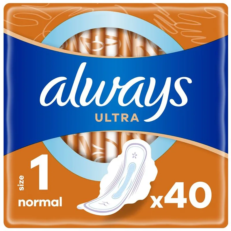 Прокладки Always Ultra Normal, 40 шт купити недорого в Україні, фото 1