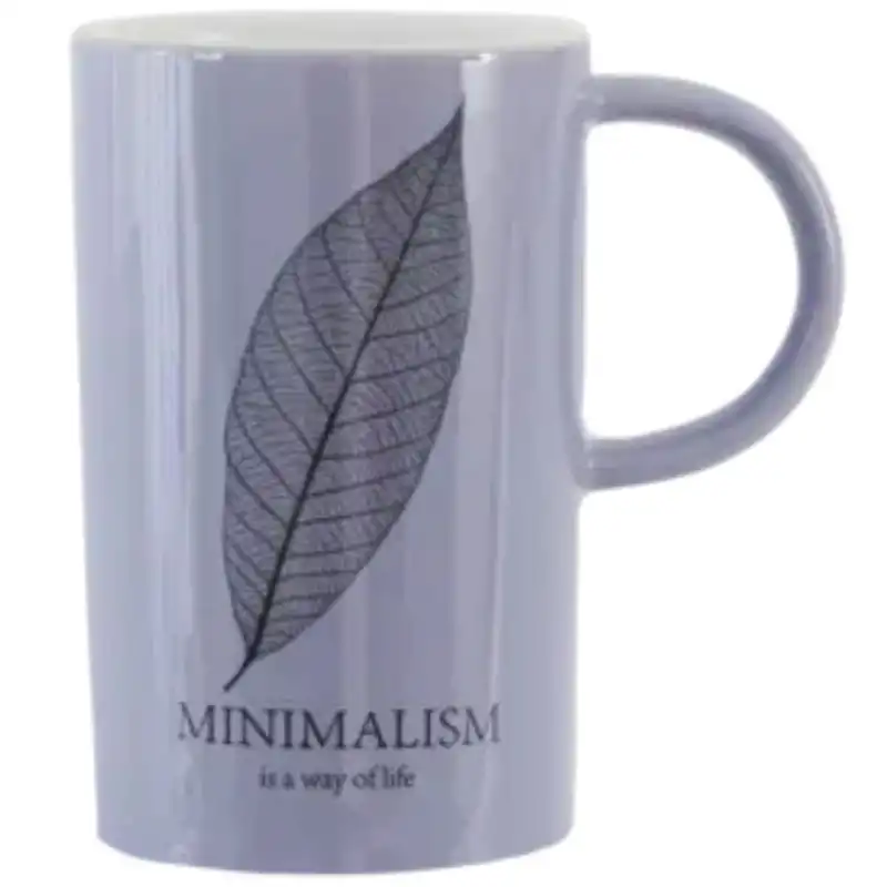 Чашка Limited Edition Minimalism, 340 мл, фіолетовий, 6583576 купити недорого в Україні, фото 1