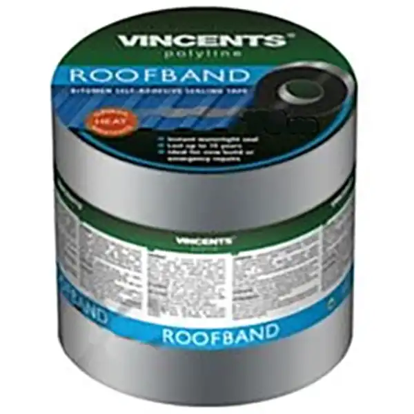 Стрічка ущільнювальна Vincents Roofband, 100х3000 мм, сіра купити недорого в Україні, фото 1
