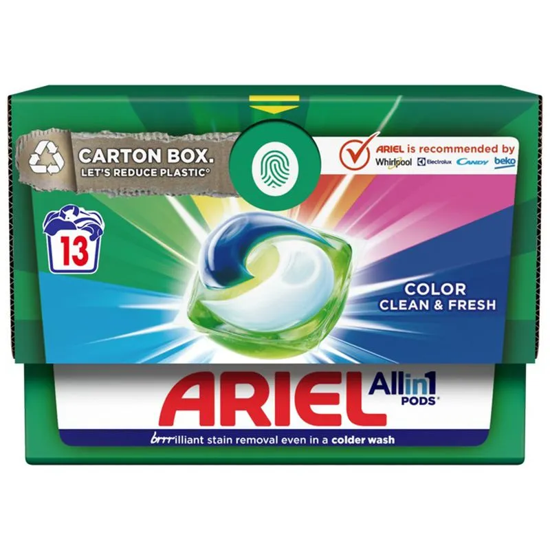 Капсули для прання Ariel Pods All-in-1 Color, 13 шт, 8001090726377 купити недорого в Україні, фото 1