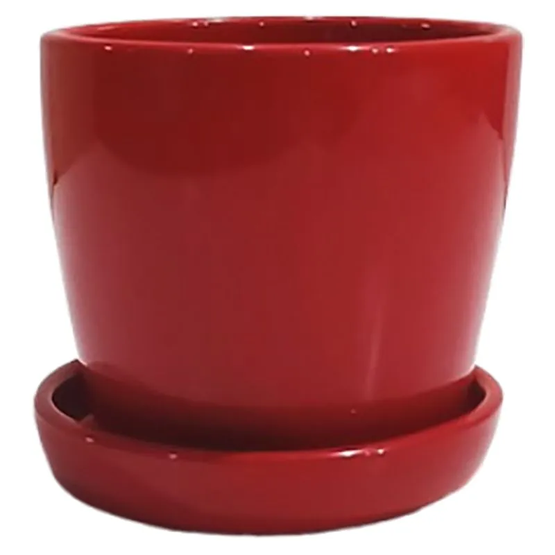 Горшок Сонет, 1 л, красный купить недорого в Украине, фото 1