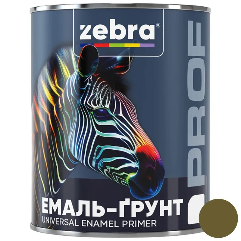Ґрунт-емаль Zebra Prof 1308 18-0825, нутрія, 0,8 кг купити недорого в Україні, фото 1
