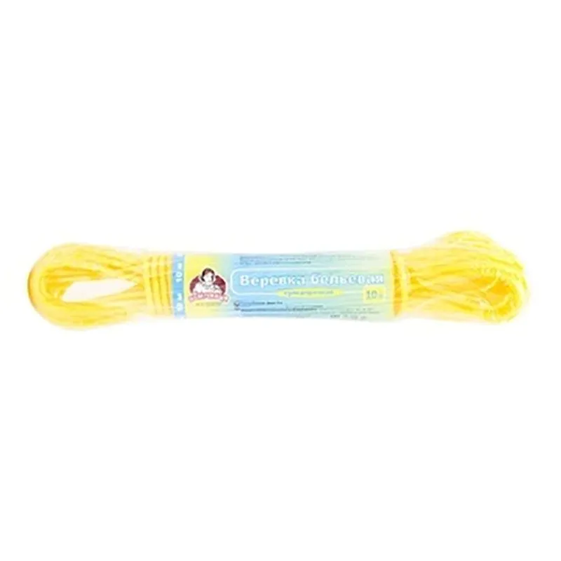Мотузка для білизни "Помічниця", 10 м, жовтий купити недорого в Україні, фото 1