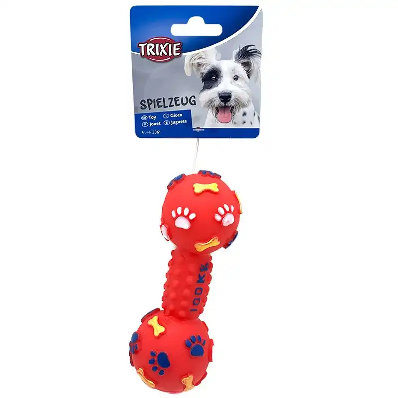Игрушка для собак Trixie Гантеля виниловая Лапка, 15 см, 3361 купить недорого в Украине, фото 2