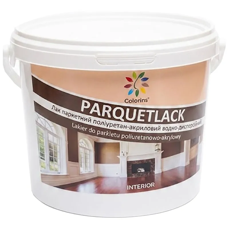 Лак Colorina Parquetlack, 2,5л, шелковисто-матовый купить недорого в Украине, фото 1