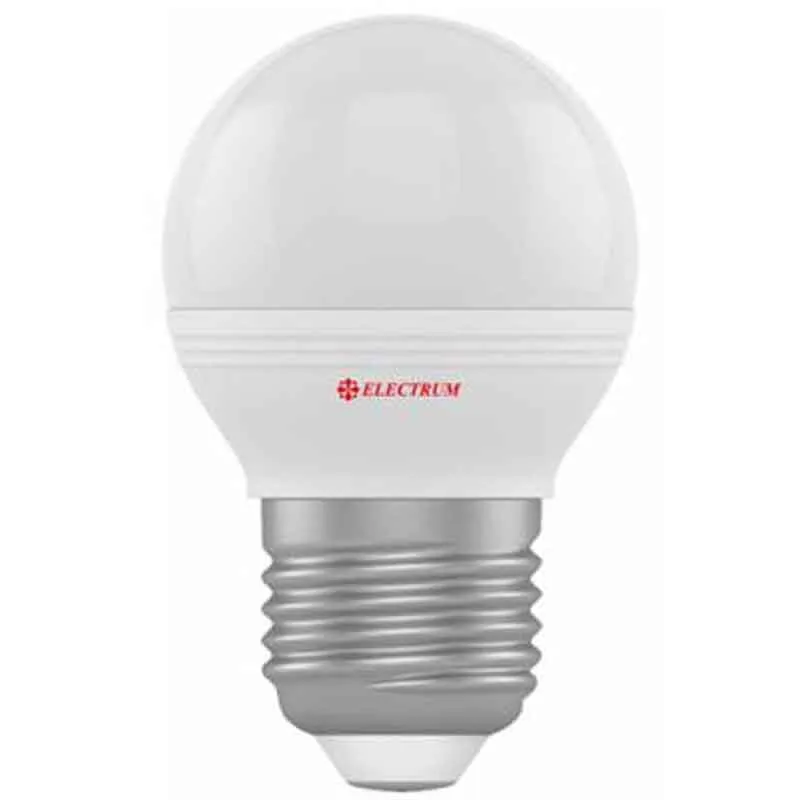 Лампа світлодіодна Electrum, 7 Вт, D45, Е27, 3000 К, PA LB-32, A-LB-1864 купити недорого в Україні, фото 1