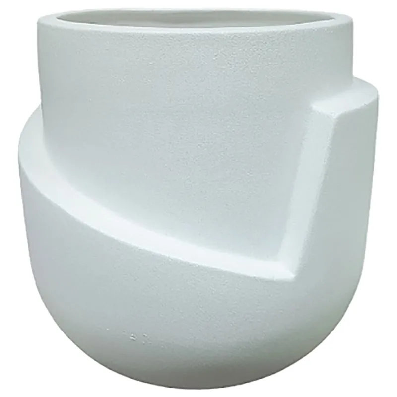 Горшок керамический Спейс Икс, 3,8 л, жемчужина белая купить недорого в Украине, фото 1