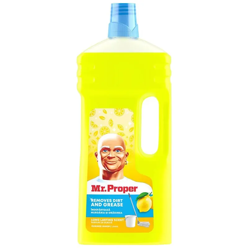 Засіб для миття підлоги та стін Mr.Proper, лимон, 1,5 л купити недорого в Україні, фото 42128