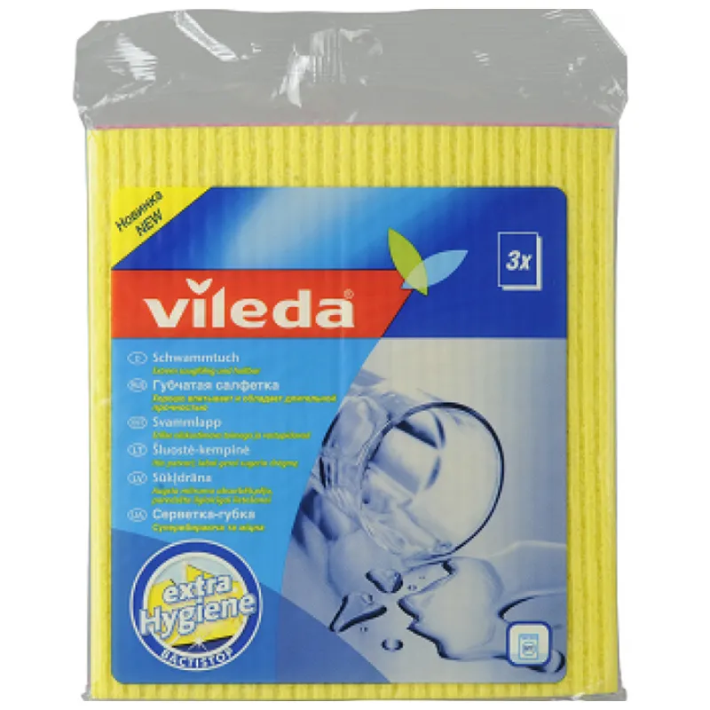 Салфетки для уборки влаговпитывающие Vielda, 3 шт купить недорого в Украине, фото 1