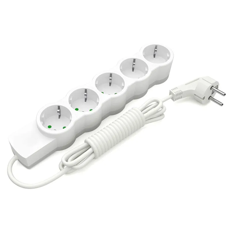 Подовжувач Electrum PP OSB-5E, 5 постів, 3 м, білий, C-ES-1542, фото 1 Подовжувач Electrum PP OSB-5E, 5 постів, 3 м, білий, C-ES-1542 купити недорого в Україні, фото 1