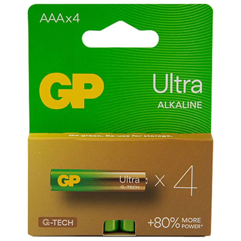 Батарейка GP Batteries Ultra Alkaline 24AU21-SB4, 4 шт купить недорого в Украине, фото 1