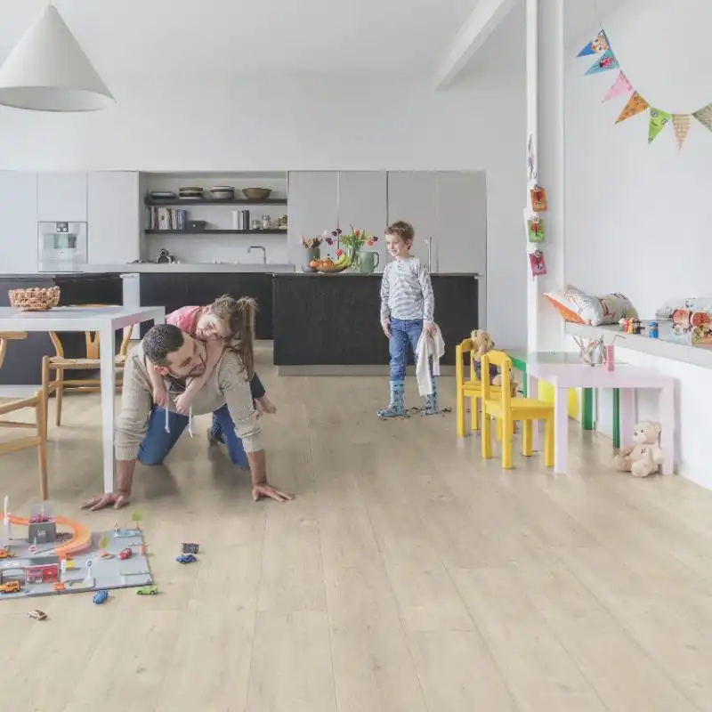 Ламінат Quick Step Impressive 32, 8 мм, Дуб пиляний бежевий, IM1857 купити недорого в Україні, фото 1