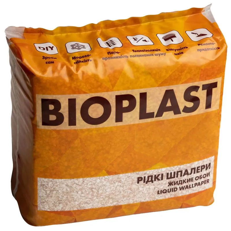 Жидкие обои Bioplast 1036, 4 кв.м, серый купить недорого в Украине, фото 2